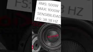 &iquest;Qu&eacute; tal funciona este subwoofer de 500 watts RMS? #caraudio #subwoofer #autos