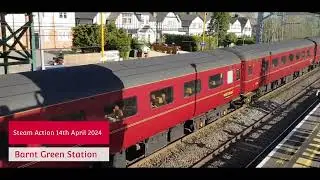 LOOK!! Steam action at Barnt Green Station, West Midlands 👀