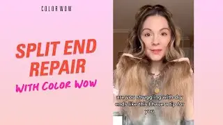 Как использовать Color Wow Pop & Lock для увлажнения и восстановления секущихся кончиков