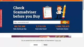 Scamadviser.com | check a website for risk | Check if a website is a scam or legit website.