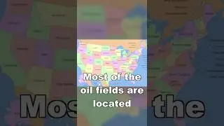 Where are the oil fields in the USA? #geography