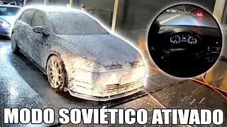 Lavando Golf TSI + Rolê Soviético