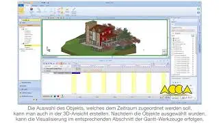 Entdecken Sie die #4D-BIM-Modellierung mit der neuen 4D-GANTT-Funktion von Edificius X