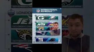 NFL International Series Schedule!! #nflfootball #nfllondon #sportsnews #nfl #jacksonvillejaguars