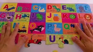 Quebra Cabe&ccedil;a do Alfabeto Divertido/ Aprenda as Letras Brincando/ V&iacute;deo Educativo para Crian&ccedil;as