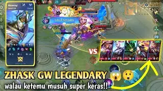 ZHASK GW LEGENDARY 😱🔥 Padahal Musuh Hero KERAS! Alucard, Gatot & Alice Jadi Korban | MLBB