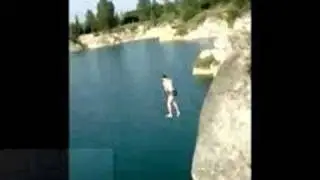 Extreme high cliff jumping - Piechcin skoki photos+film