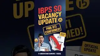 IBPS SO Vacancy Cut ⚠️ PNB RTI CONFIRMED Update 2025 #ytshorts #yt #shorts #ibps #ibpsso