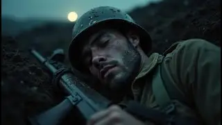 Sleep Music for Soldier | Drifting to Sleep with War Echoes & Calm Night Sounds | Dark ambient music