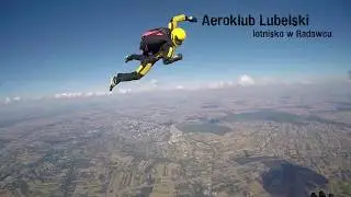 Aeroklub Lubelski w Radawcu - skoki spadochronowe/szkolenia spadochronowe - skok Daniela