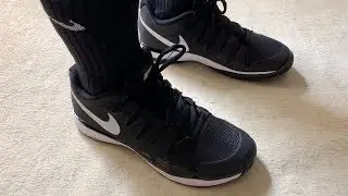 Nike Zoom Vapor 9.5 Tour (Black/White-Anthracite) On Feet