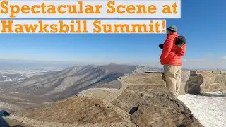 Winter Hiking Hawksbill Summit in Shenandoah National Park Virginia