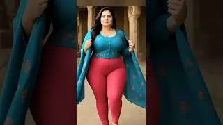 Curvy Elegance in Desi Style ✨ | Plus Size Fashion Queen 👑 