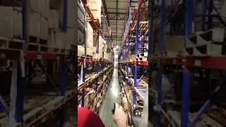 Running the Raymond Swing reach lift truck
