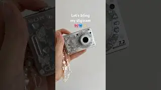 Let&rsquo;s bling my digicam 🎀🪼✨ #sonycybershot #dscw55