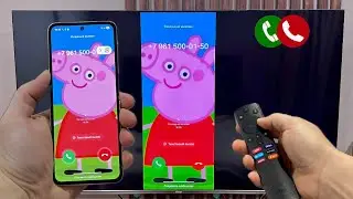 Smart View Incoming Caller Screen Recording on Haier Smart TV on Samsung Z flip & iPhone 17 pro max