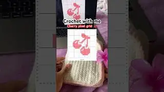 MORE TAPESTRY CROCHET!! 🍒 #crochet #crochetting #tapestrycrochet #crochetpatterns #easycrochet