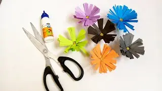 Easy paper flowers / How to make paper flowers /Paper craft by lamha art and craft