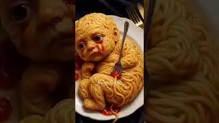 Noodle surprise for Squid Game doll (Part 2)😱👶🏻❤️👧🏻🍜 #shorts #squidgame