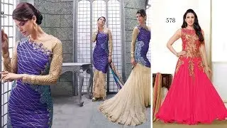 Comfortable Long Frock Dress Designs For Girls 2017 // Gown Pattern Dresses