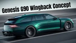 Genesis G90 Wingback Magma Concept &mdash; роскошный универсал, которого вы не ожидали
