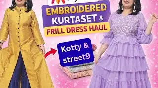 Best Embroidered Kurta Sets & Ruffle Dresses Haul!/Traditional Western from indostreet and street9