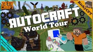 AutoCraft SMP World Tour - Part 1 - Shopping District and Starter Village