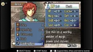 Fire Emblem FE8 - Artur Class Change