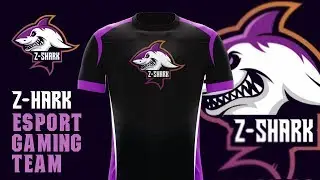 Shark Esport Logo Gaming Team