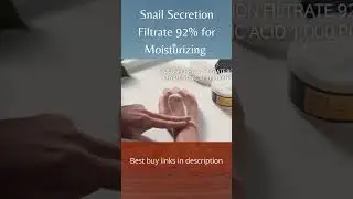 Snail Secretion Filtrate 92% for Moisturizing