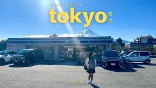 TOKYO VLOG - Mount Fuji, Panoramic Ropeway, Kawaguchiko, Lawson Store, Fujiyama Cookie, Japan 🇯🇵 