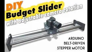 DIY Arduino Camera Slider with Auto Rotation