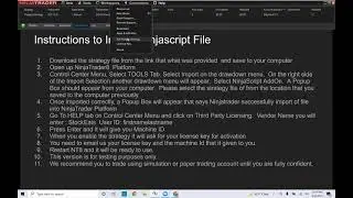 Importing Files for Strategies, Indicators, or Data Series Type and Machine ID