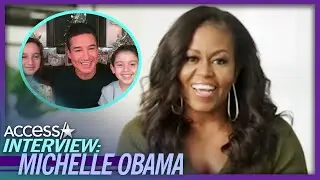 Michelle Obama Gets Interviewed By Mario Lopez's Kids