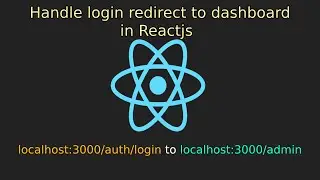 How to handle auth redirect to dashboard in reactjs