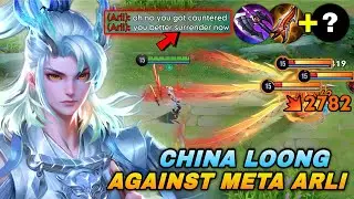 CHINA LOONG LOW SCORING GAME IN HIGH RANK AGAINST META MARKSMAN ARLI! | LOONG BUILD & ARCANA