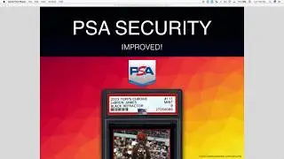 PSA Label Security Upgrade - Graded Cards