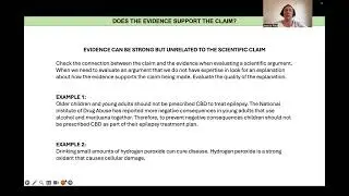 Evaluating & Making Scientific Claims