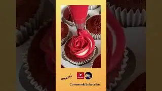 RED ROSES Cup Cakes 🌹🎂🔥 #shorts #cupcake #alianunlimited