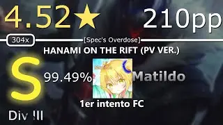 osu!catch MX (Div III) | Matildo | 4.52⭐League of Legends - Hanami ON THE RIFT [Spec's OD] FC 210pp