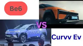 Tata Curvv Ev vs Mahindra be6 #short comparison 