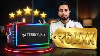 Zebronics Zeb Music Bomb 2 80W Party Speaker with Karaoke & Guitar Input🔥UNBOXING🔥Under Rs 7000 ?