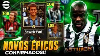 NOVOS ÉPICOS NO eFOOTBALL! NÍVEL MÁXIMO + HABILIDADES ESPECIAIS 🔥