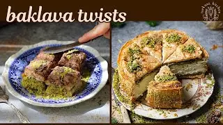 Baklava Twists (Cold Baklava & Baklava Cheesecake)