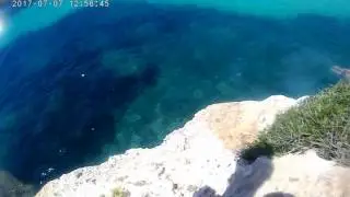 cala turqueta water jump