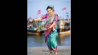 Koli Look Photoshoot Ideas | Narali Paurnima Special Look #koli #naralipurnima #nauvari #shorts #yt