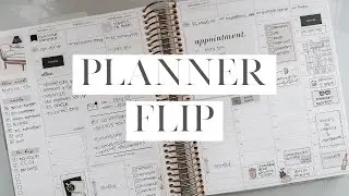 Erin Condren Hourly LifePlanner End of Month Flip & Set Up