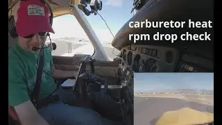 Engine run up and pre-take off checklists for a single engine Piper Archer