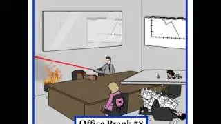 Office Pranks - Replace Laser Pointer with Death Ray - Prank #8