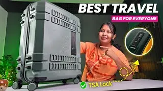Best Travel Bag | uppercase Bullet Check-In Trolley Bag | Hardsided Luggage Anti-Scratch Tsa Lock